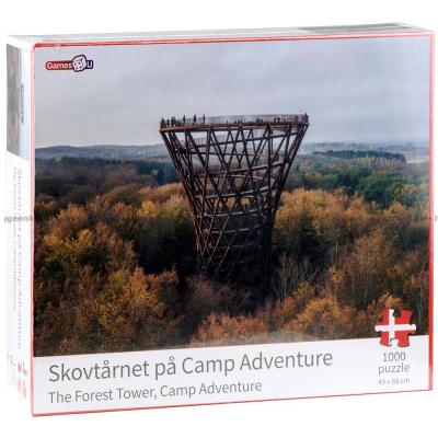 Seværdigheder i Danmark: Skovtårnet på Camp Adventure, 1000 brikker