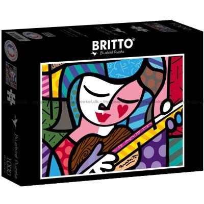 Britto: Pigen med guitar, 1000 brikker