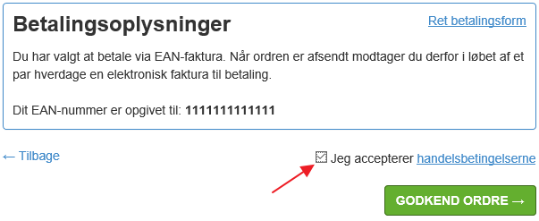 EAN betaling trin 3