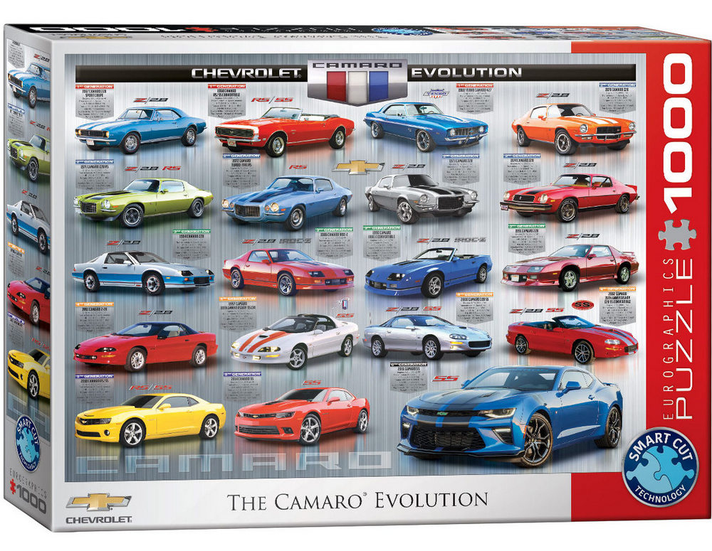 Amerikanske biler: Chevrolet Camero Evolution, 1000 brikker