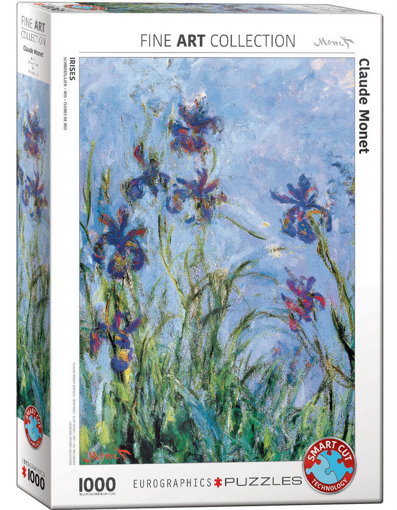 Monet: Irises, 1000 brikker