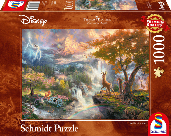 Disney: Kinkade - Bambi, 1000 brikker