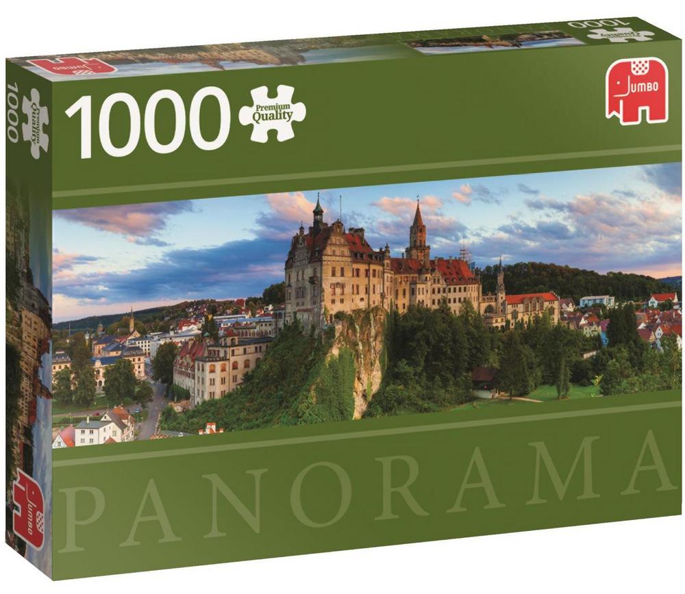 Tyskland: Sigmaringen slottet - Panorama, 1000 brikker