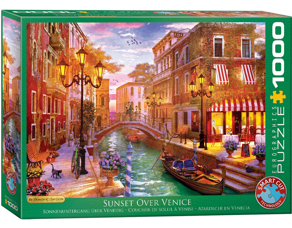 Davison: Solnedgang over Venedig, 1000 brikker