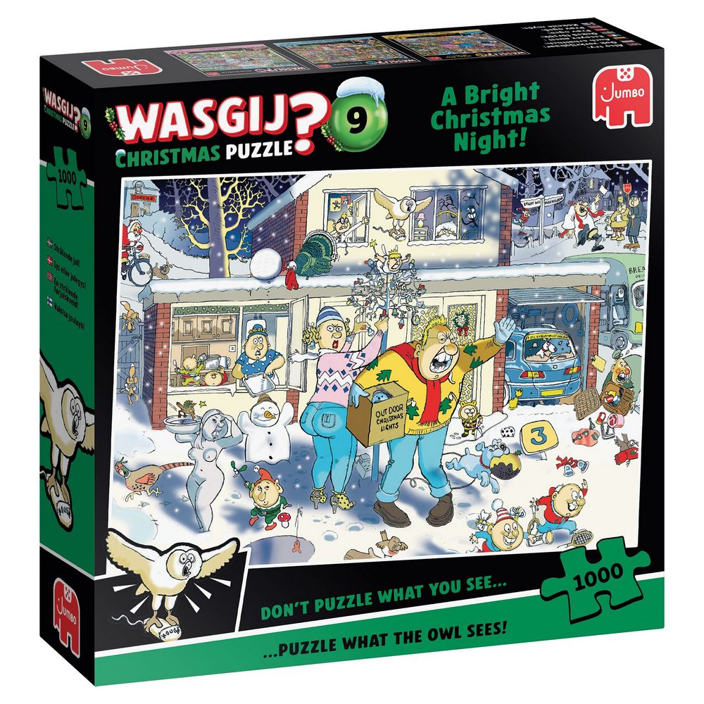 Wasgij Puslespil - Christmas 9: En lys jul, 1000 brikker