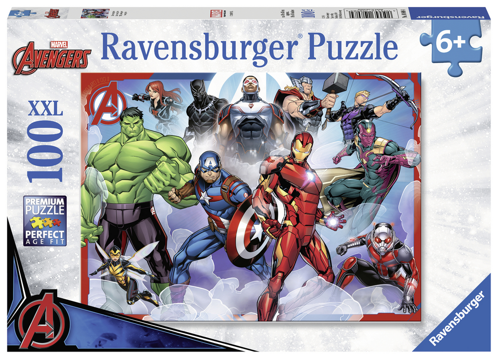 Ravensburger Puslespil - Marvel: Avengers - Samlet, 100 brikker