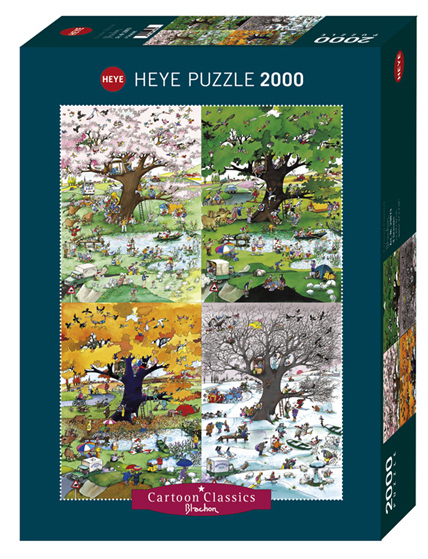 Blachon: De 4 årstider, 2000 brikker