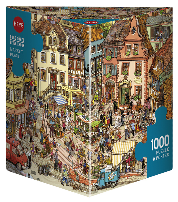 Göbel & Knorr: Markedspladsen, 1000 brikker