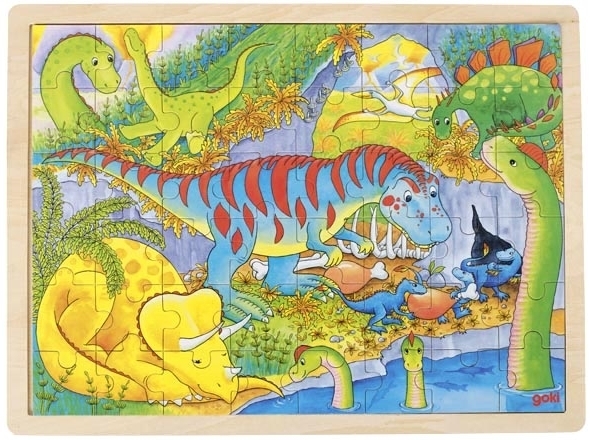 Dinosaurerne - Rammepuslespil, 48 brikker