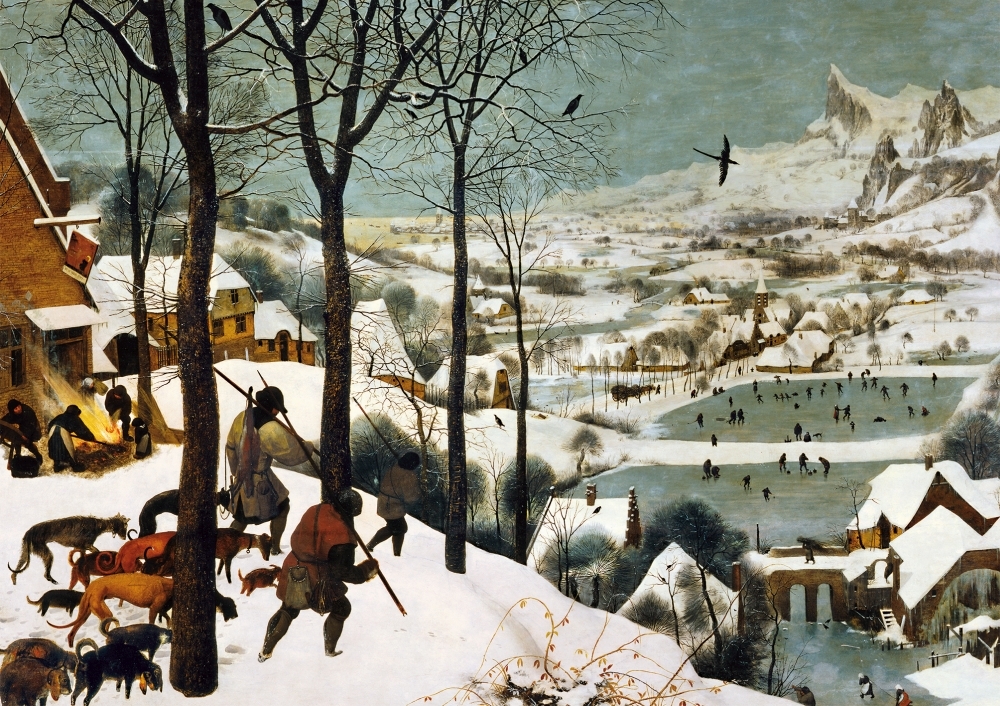 Brueghel: Jægere i sneen, 1000 brikker