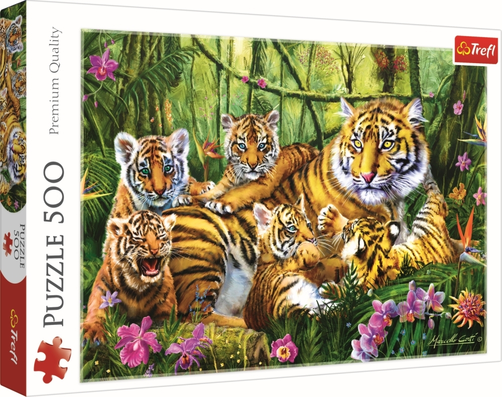 Corti: Tiger familien, 500 brikker