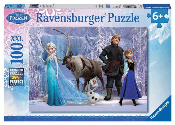 Ravensburger Puslespil - Disney: Frost - Gode venner, 100 brikker
