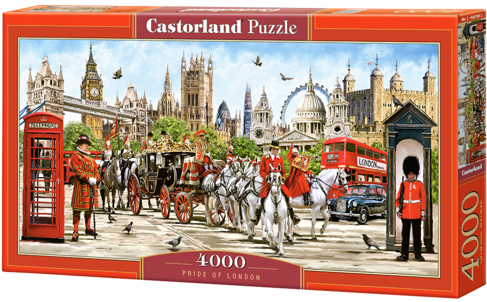 Charmerende London - Panorama, 4000 brikker