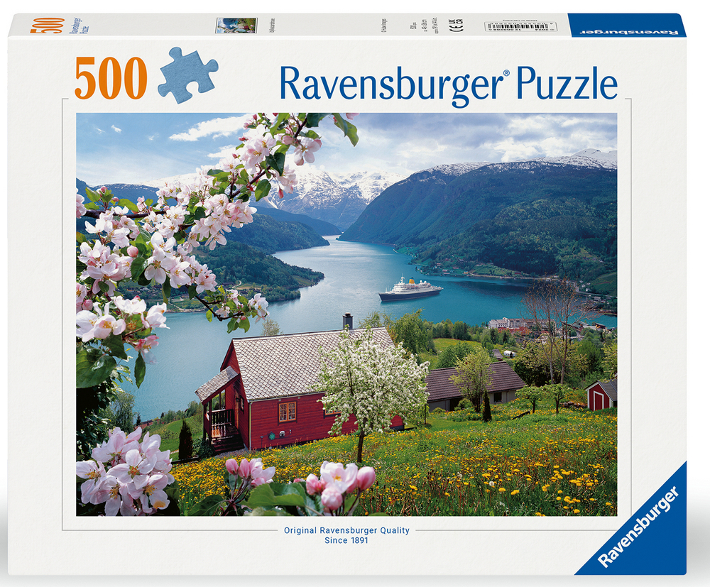 Ravensburger Puslespil - Norsk idyl, 500 brikker