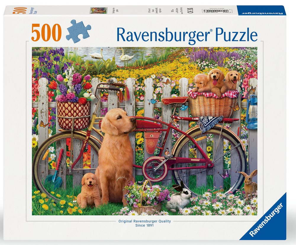 Ravensburger Puslespil - Eduard: Hundene i haven, 500 brikker
