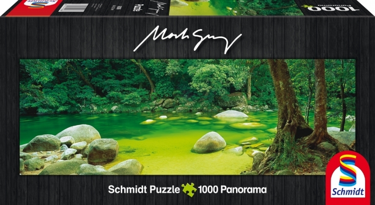 Mark Gray: Mossmann Gorge - Panorama, 1000 brikker