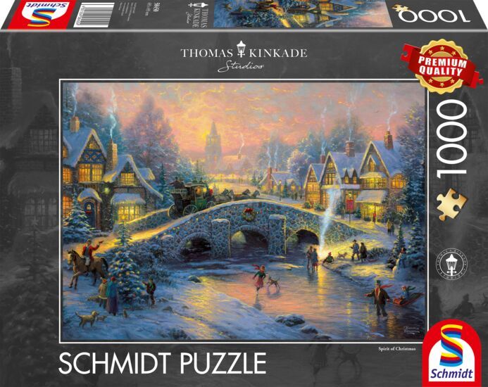 Kinkade: Julestemning, 1000 brikker