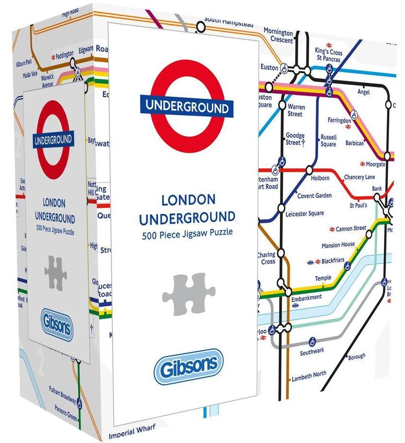 London Underground kort, 500 brikker