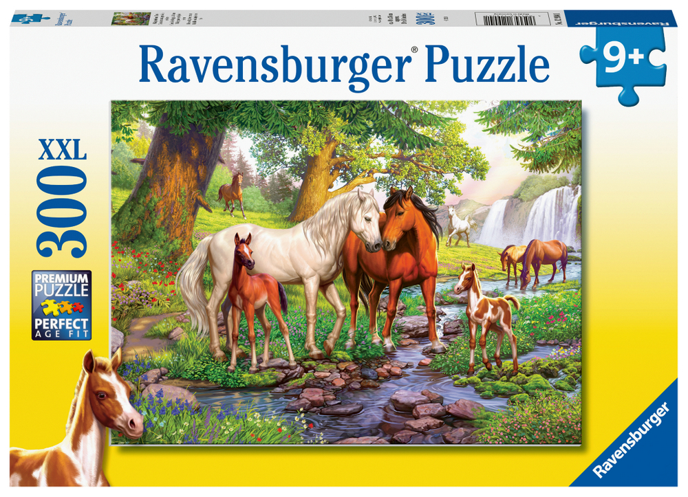 Ravensburger Puslespil - Hesten ved vandløbet, 300 brikker