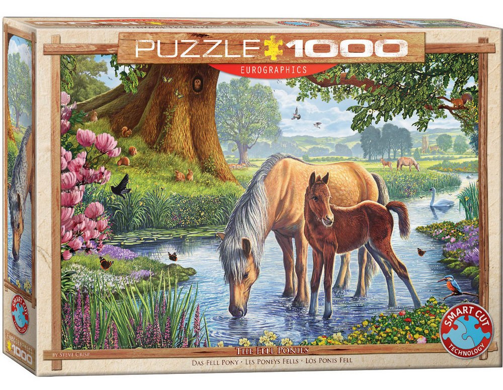 Crisp: Hestene ved floden, 1000 brikker