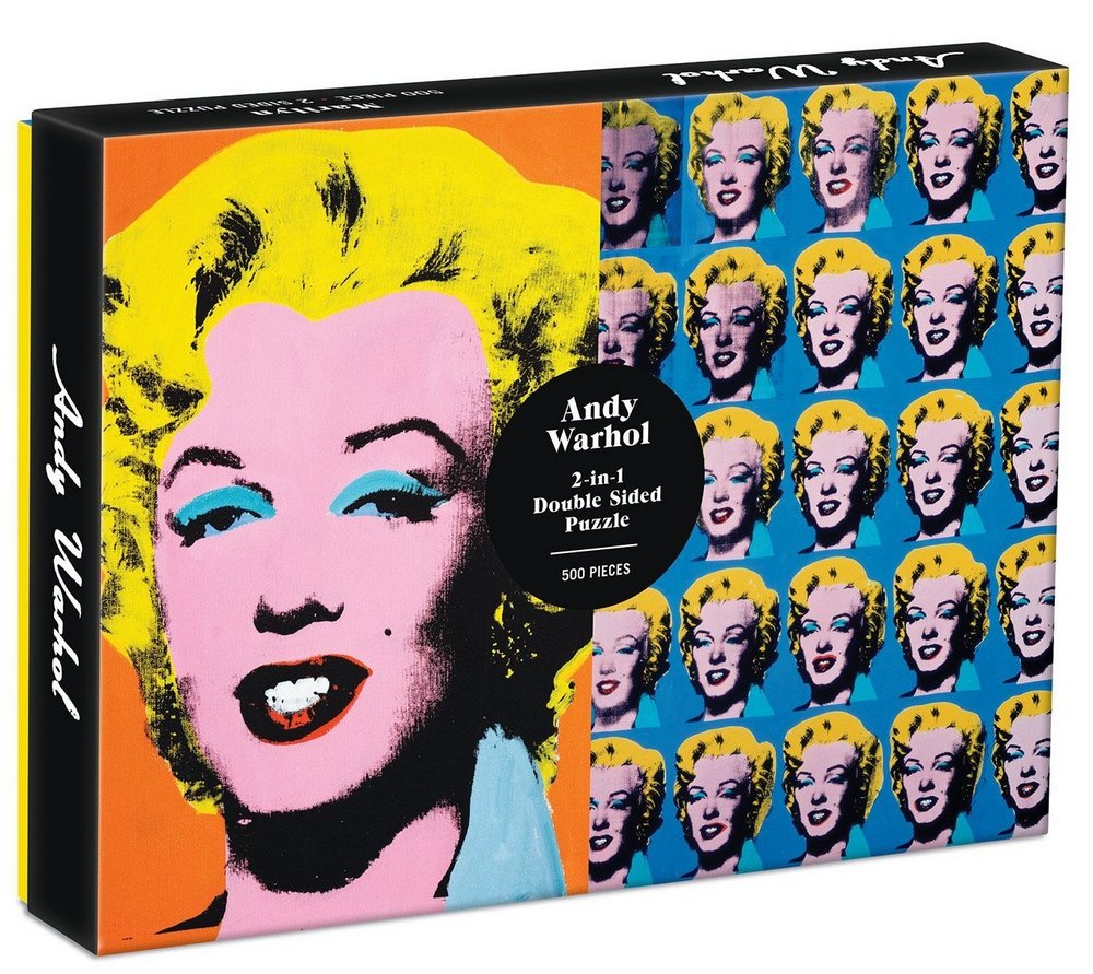 Warhol: Marilyn - Dobbeltsidet, 500 brikker