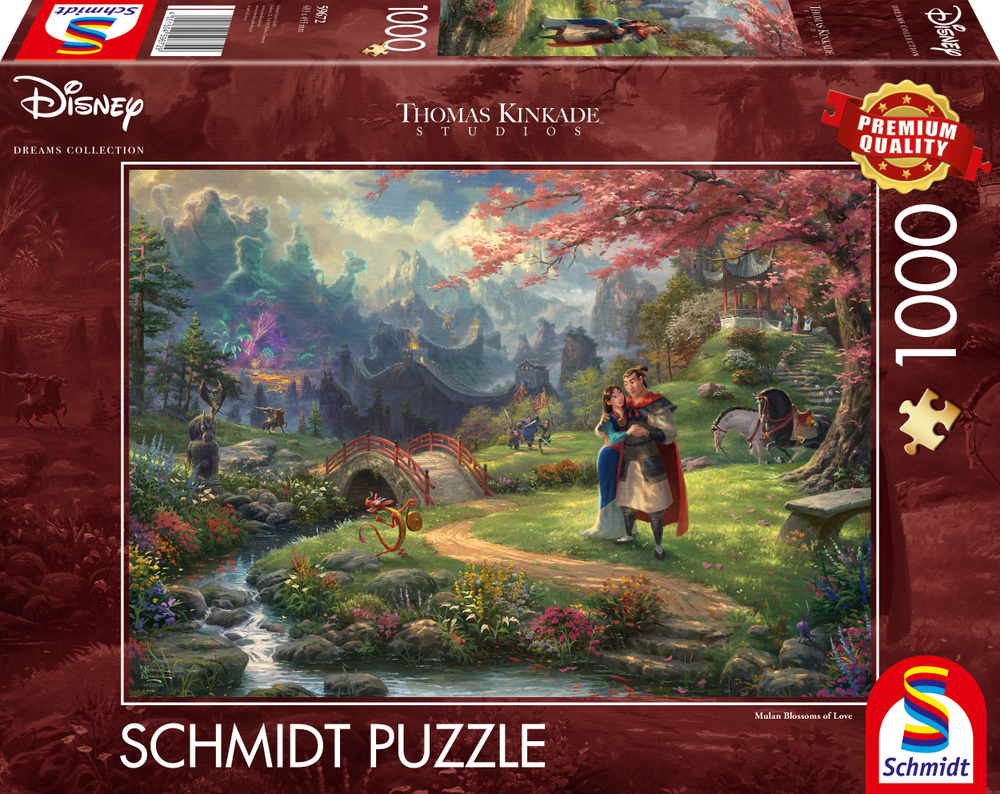 Disney: Kinkade - Mulan, 1000 brikker