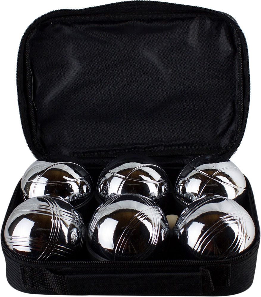 Petanque: 6 kugler - I nylontaske