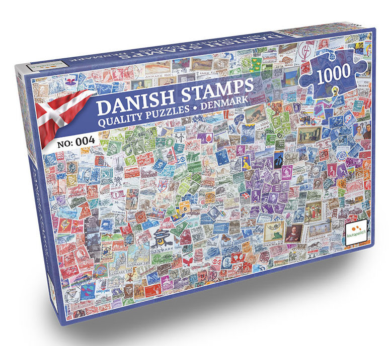 Danske frimærker, 1000 brikker