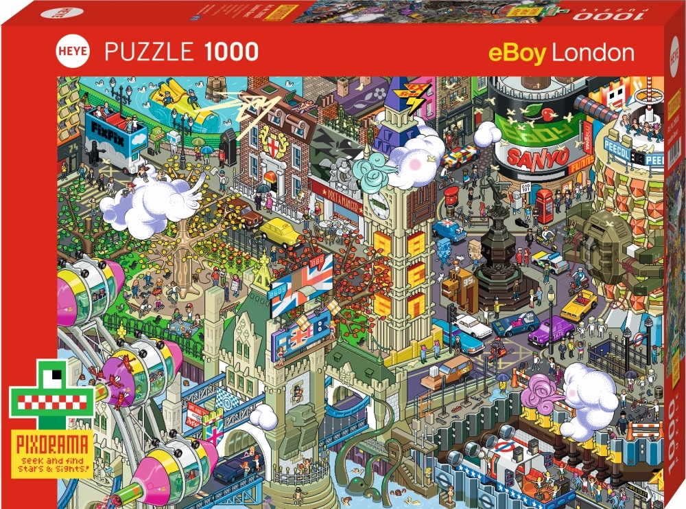 eBoy: Pixorama - London, 1000 brikker