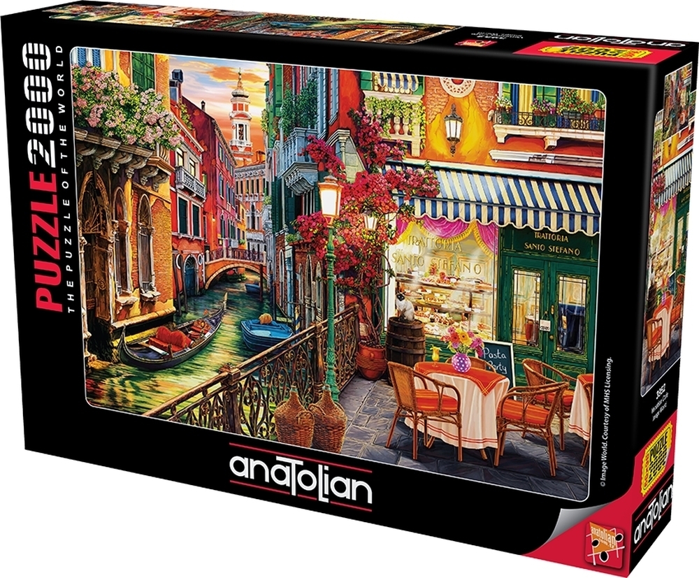 Cafe i Venedig, 2000 brikker