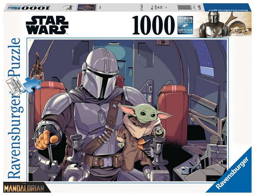 Ravensburger Puslespil - Star Wars: Mandalorian, 1000 brikker