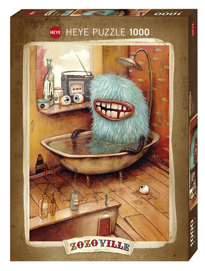 Zozoville: Badekarret, 1000 brikker