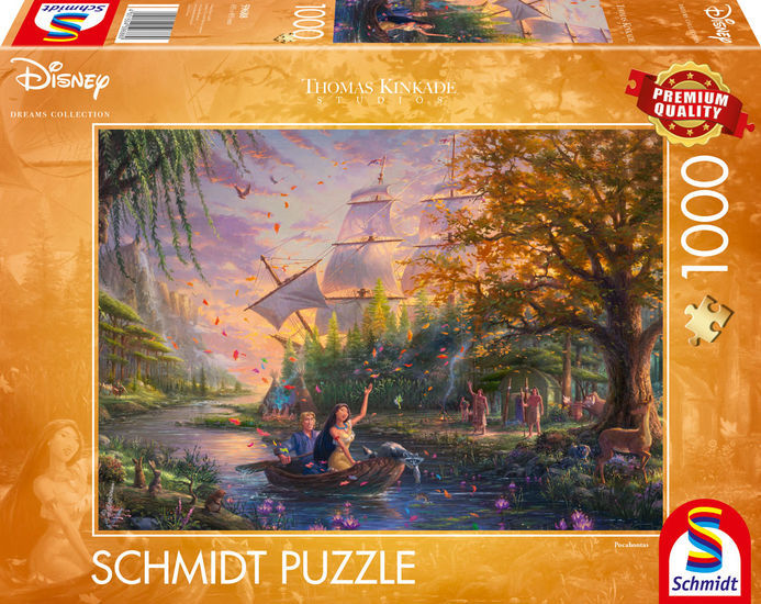 Disney: Kinkade - Pocahontas, 1000 brikker