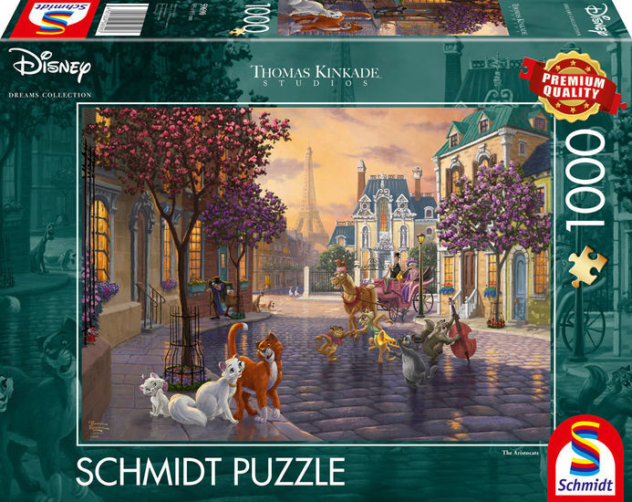 Disney: Kinkade - Aristocats, 1000 brikker
