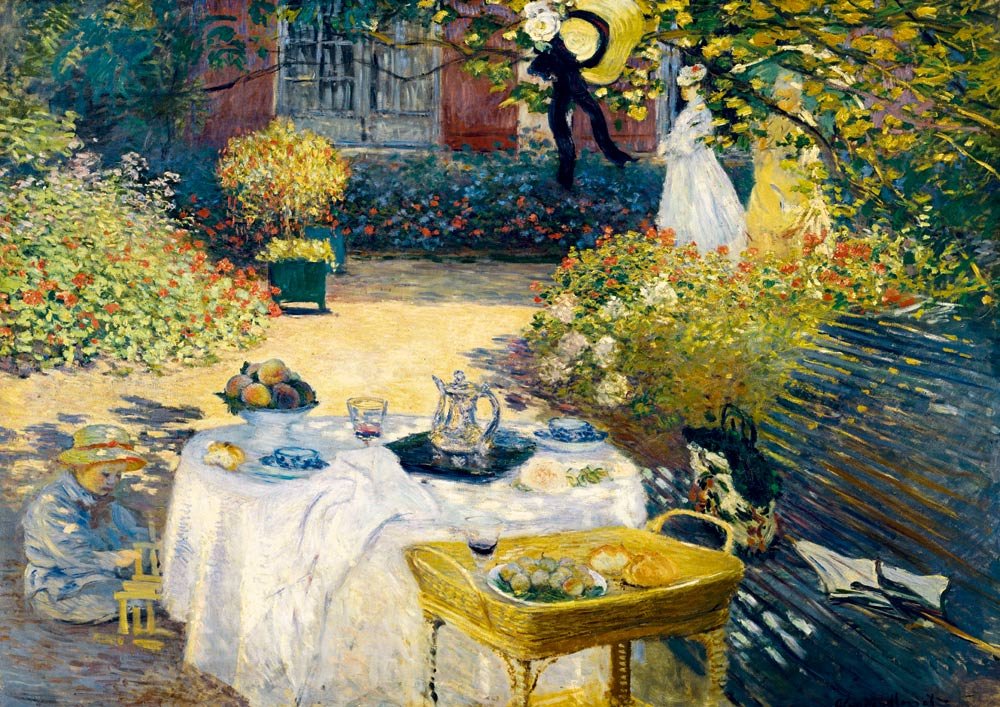 Claude Monet: Frokost, 1000 brikker