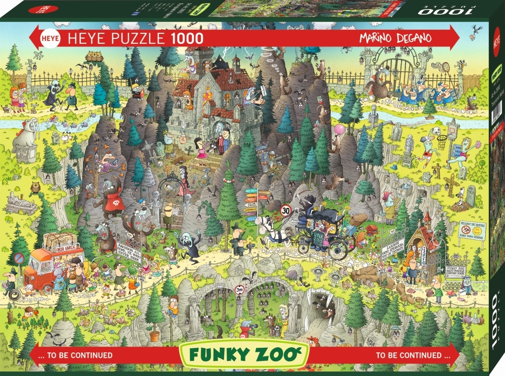 Degano: Funky Zoo - Transsylvanien, 1000 brikker