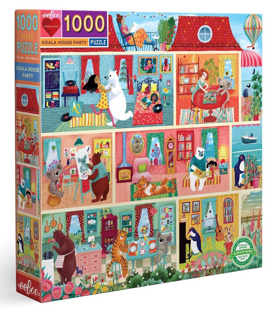 Krogmann: Koalaernes hus, 1000 brikker