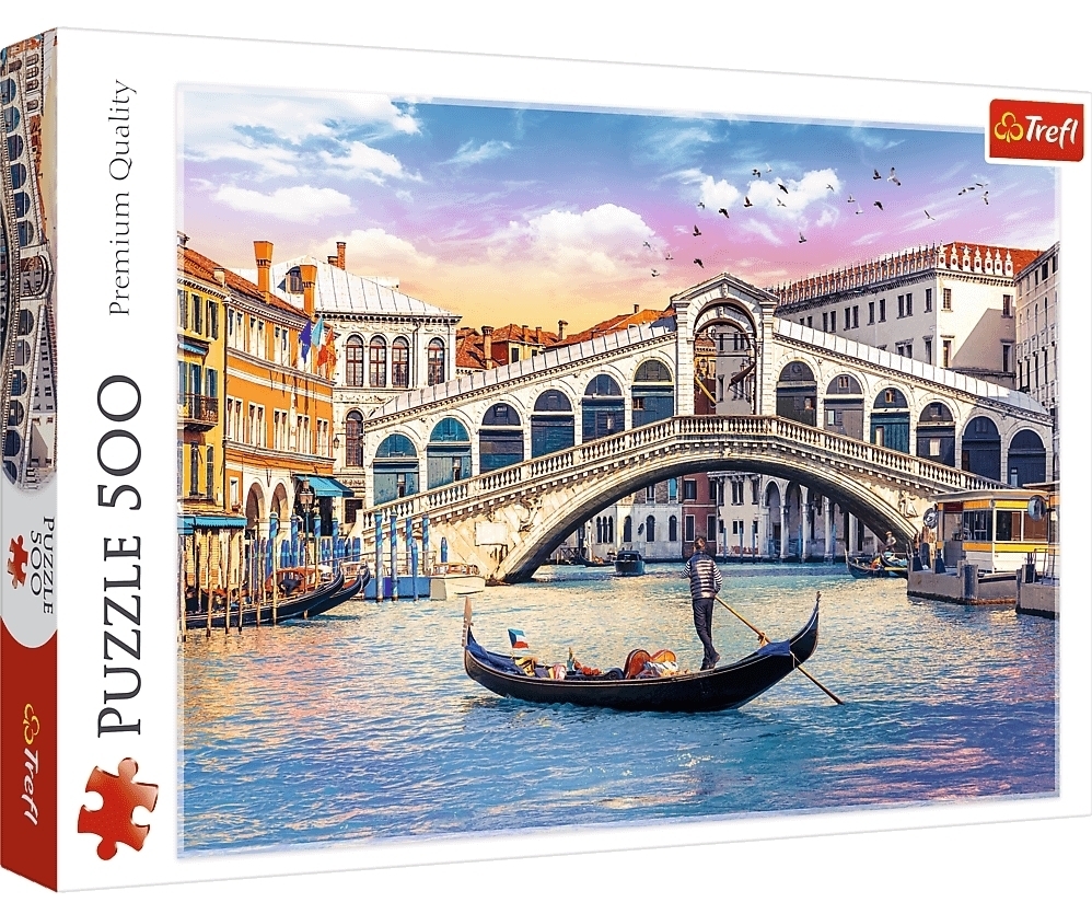Venedig: Rialto broen, 500 brikker