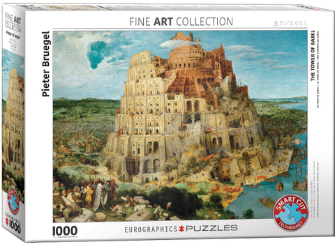 Brueghel: Babelstårnet - Bibelen, 1000 brikker