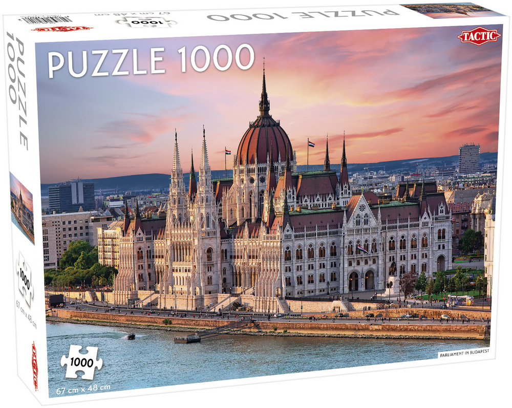 Ungarn: Parlaments bygningen, Budapest, 1000 brikker