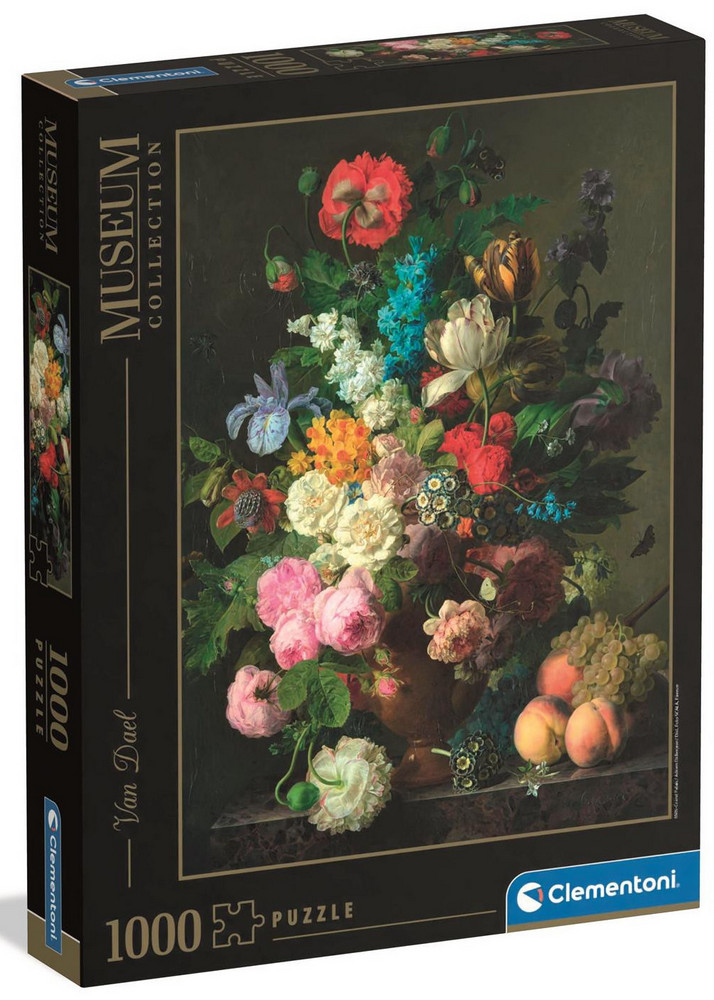 Van Dael: Blomster i vase, 1000 brikker