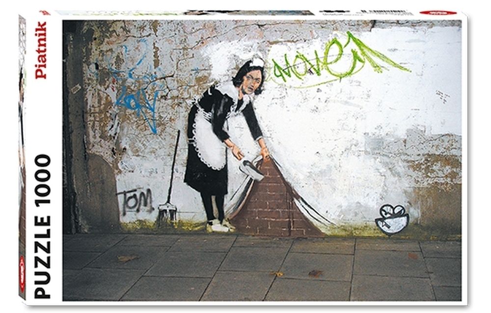 Banksy: Tjenestepige, 1000 brikker