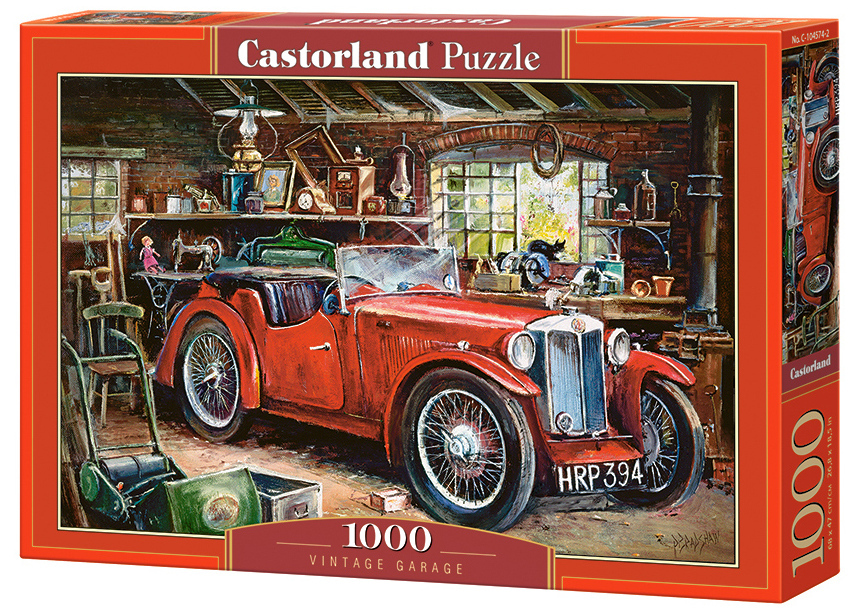 Bilen i garagen, 1000 brikker