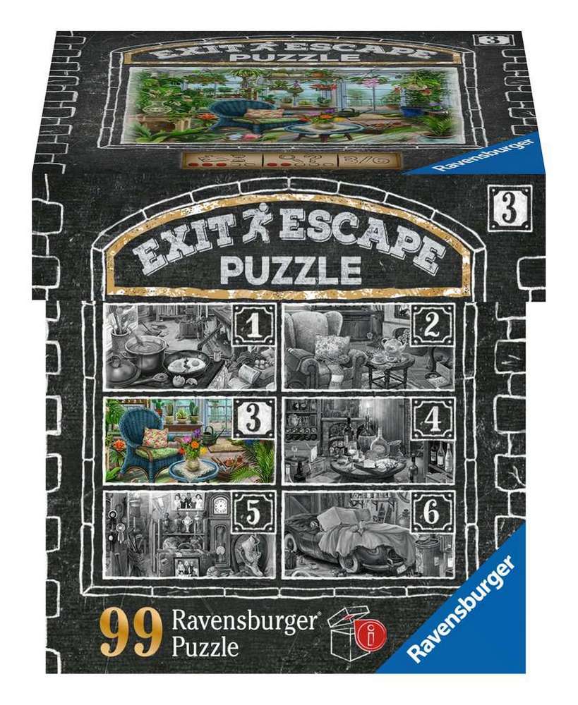 Escape 3: Herregården - Udestuen, 99 brikker