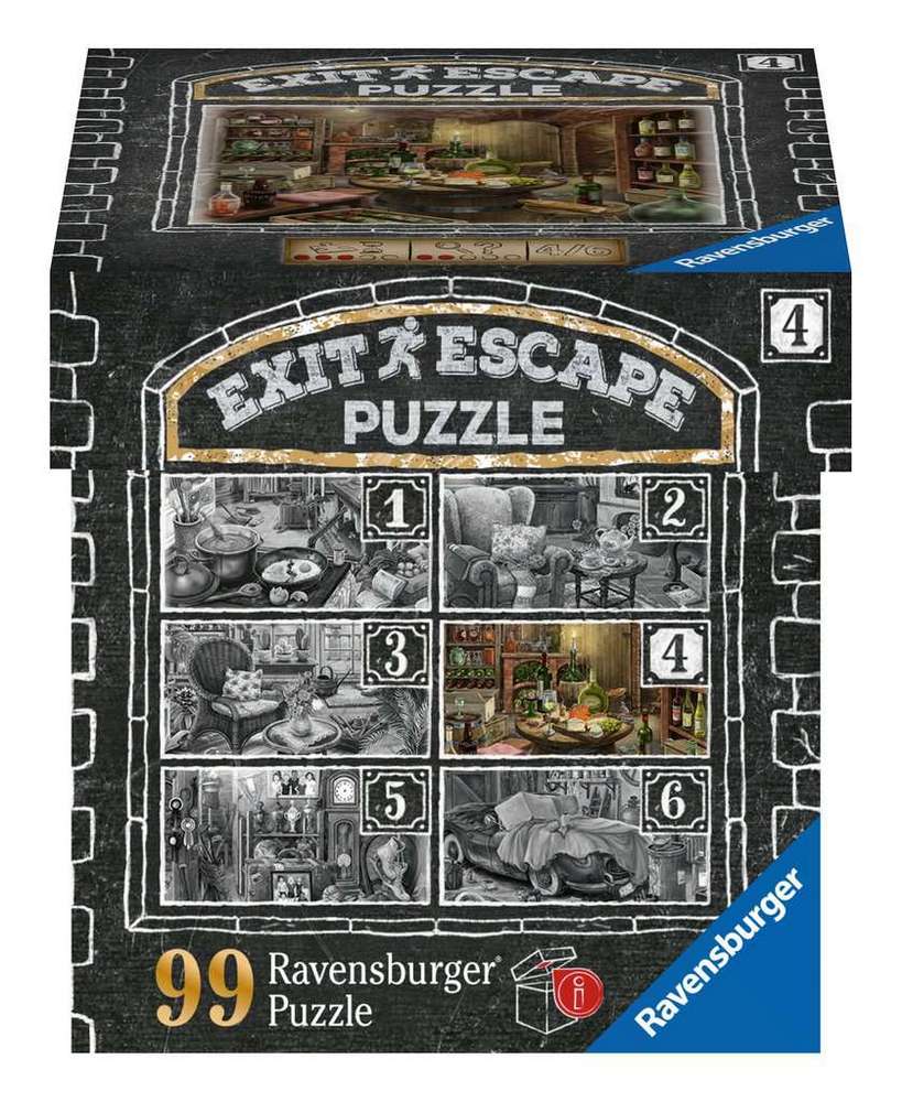Escape 4: Herregården - Vinkælderen, 99 brikker