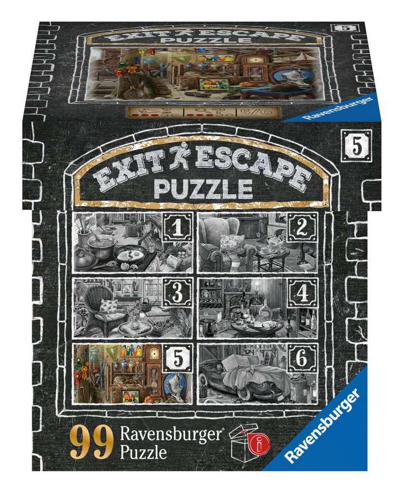 Escape 5: Herregården - På loftet, 99 brikker