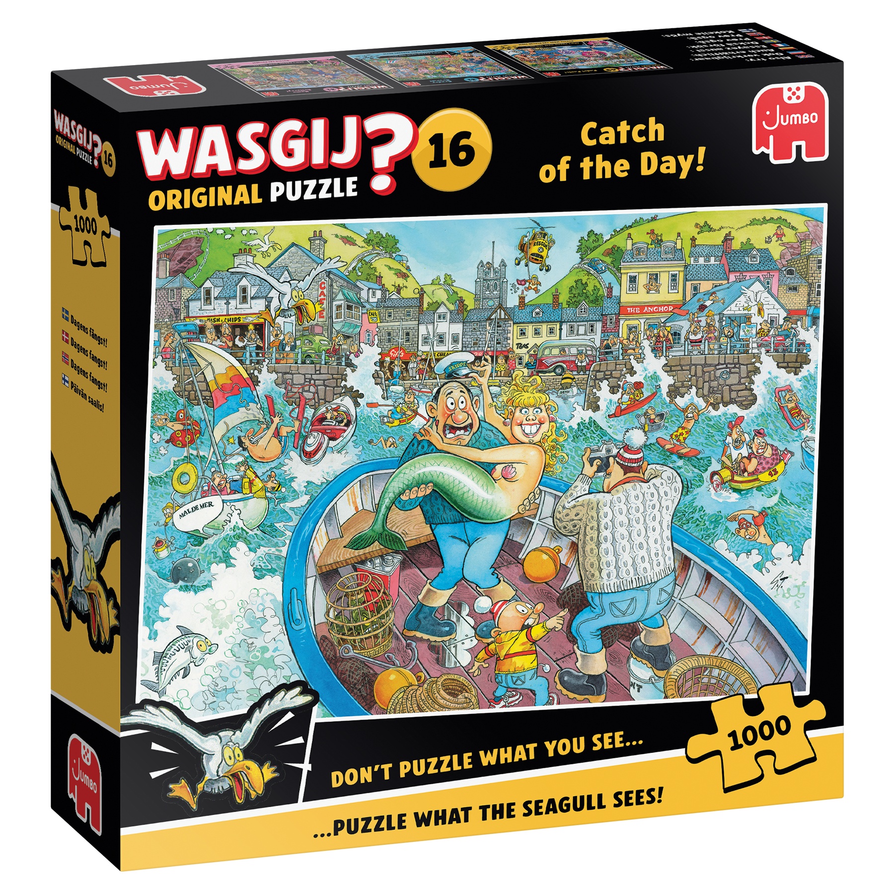 Wasgij Puslespil - Original 16: Dagens fangst, 1000 brikker