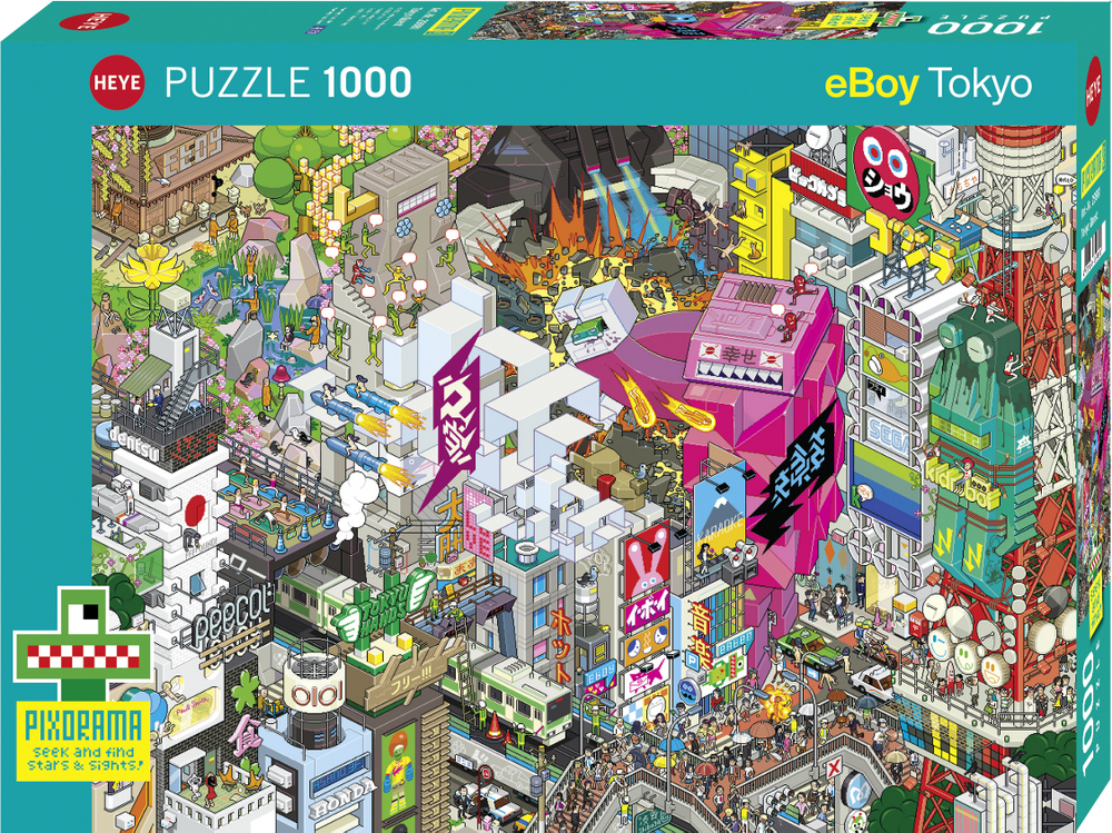 eBoy: Pixorama - Tokyo, 1000 brikker