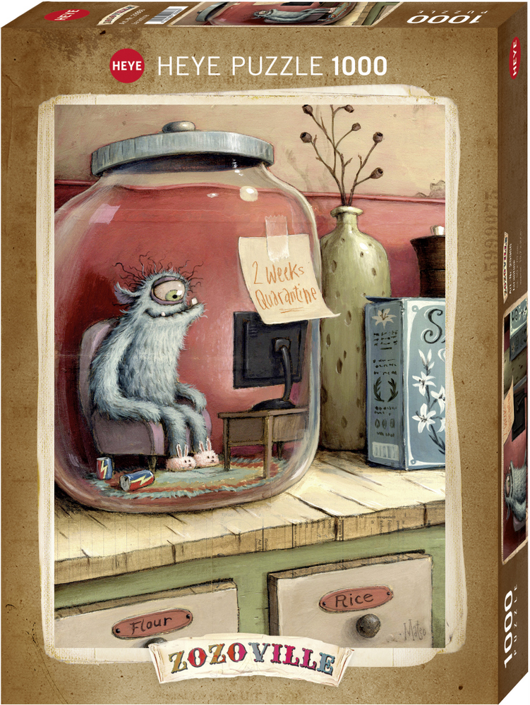 Zozoville: Etværelses med udsigt, 1000 brikker