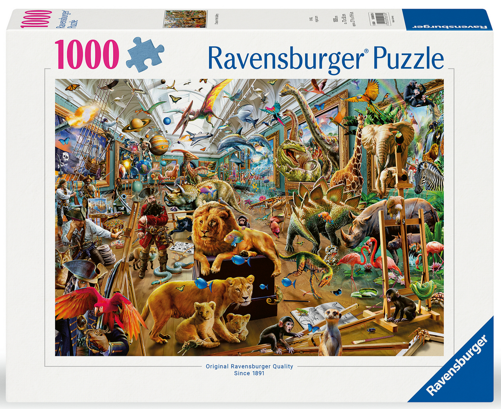 Bliver levende: Kaos på museet, 1000 brikker